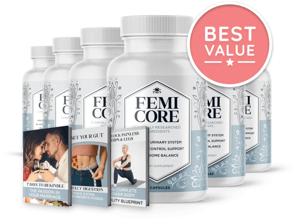 FemiCore six bottles