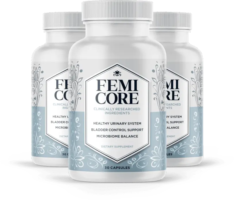 FemiCore three bottles